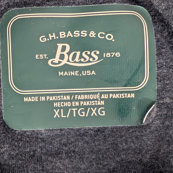G.H. Bass & Co. Charcoal Long Sleeve Waffle-Knit Thermal Henley Shirt Sized XL - Picture 6 of 8